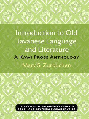 cover image of Introduction to Old Javanese Language and Literature